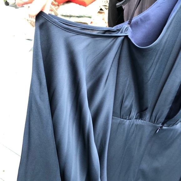 Milly  size 10 Navy “The Selina” Silk dress perfect for wedding ,special event - Picture 11 of 14